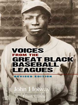 cover image of Voices from the Great Black Baseball Leagues